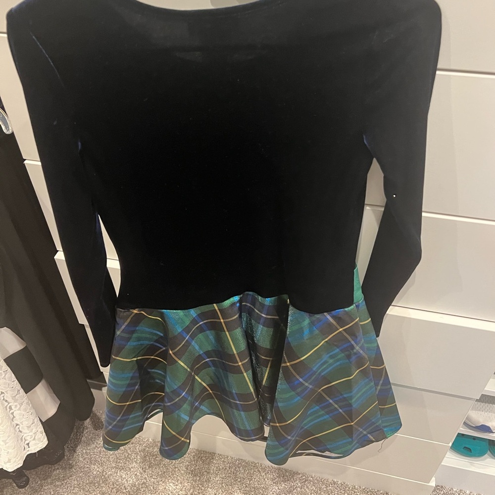 Bonnie Jean Navy Velvet Dress